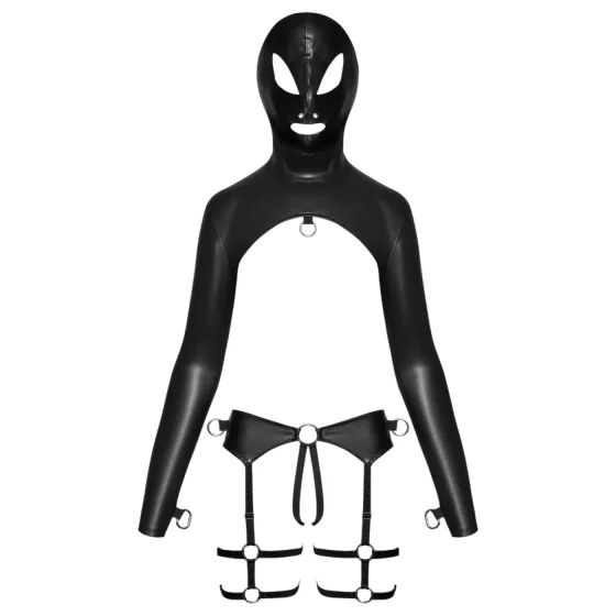 Bad Kitty - BDSM fehérnemű szett (fekete)