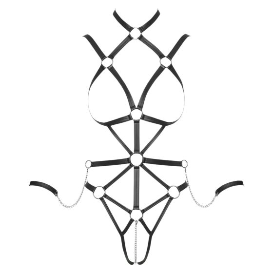 Bad Kitty - testhám body (fekete)