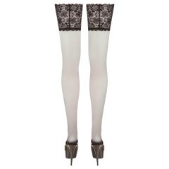 Cottelli Plus Size - combfix 15cm széles csipkés (fekete)