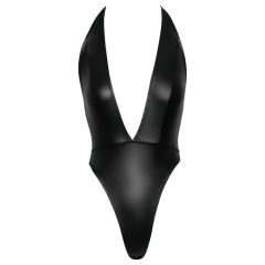 / Cottelli Party - fényes, nyakpántos body (fekete)