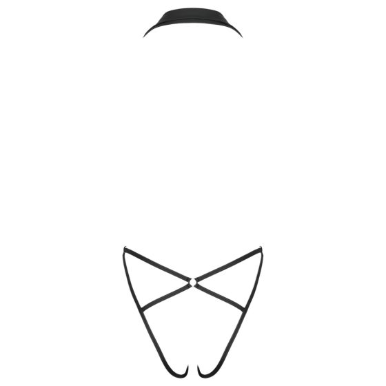 Cottelli Party - galléros body (fekete)