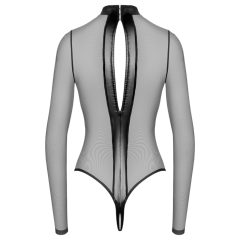 Noir - áttetsző, keresztes body (fekete)