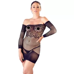  / Mandy Mystery - necc csőruha kardísszel és és tanga fekete (S-L)