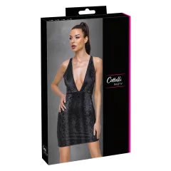 / Cottelli Party - kígyóbőr mintás ruha (fekete)