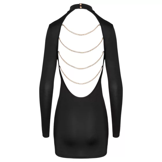Cottelli - nyitott hátú, láncos miniruha (fekete)