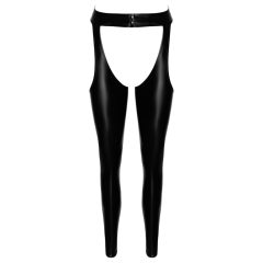 Noir - fényes harisnya - chaps (fekete)