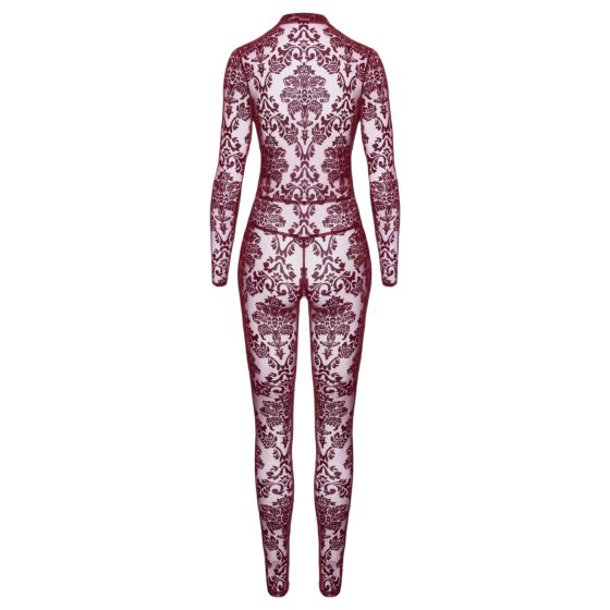 Noir Kink Royal - áttetsző cicaruha (piros)