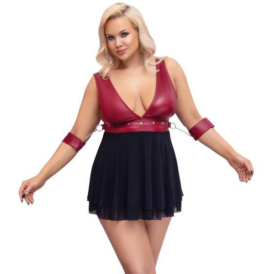Cottelli Bondage Plus Size - babydoll (piros)