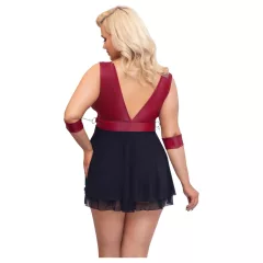 / Cottelli Bondage Plus Size - babydoll (piros)