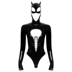 Black Velvet - hosszúujjú Batwoman body (fekete)