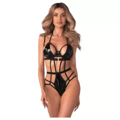 Obsessive Keira - pántos body (fekete)