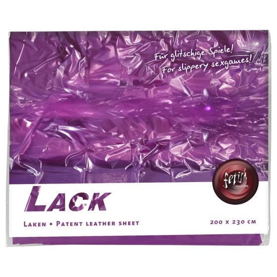 Lakk lepedő - 200x220cm (lila)