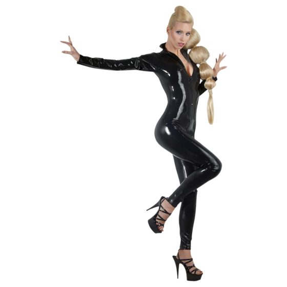 LATEX - hosszúujjú női overál (fekete)