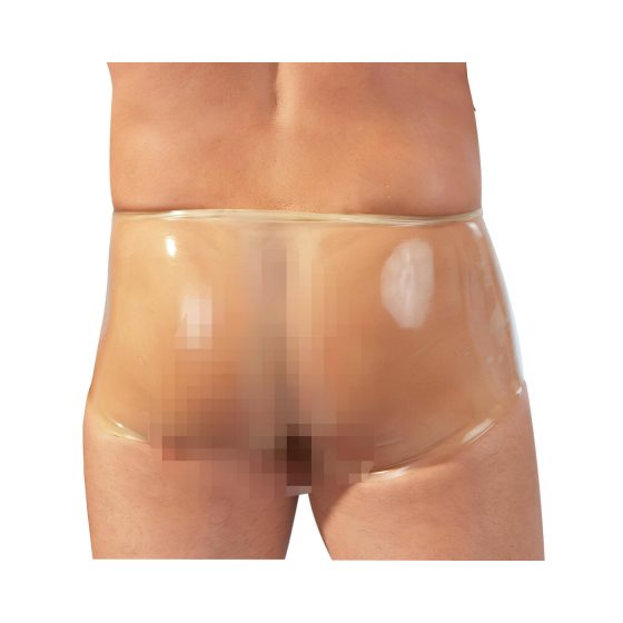 LATEX - boxer + péniszköpeny (natúr)