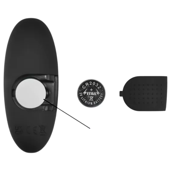 Mrow - világító, rádiós anál vibrátor (fekete)