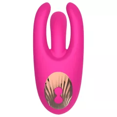Mroow - akkus, 3 ágú csiklóizgató vibrátor (pink)