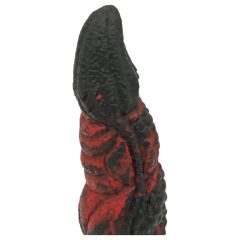OgazR Hell Dong- barázdált dildó - 20 cm (piros)