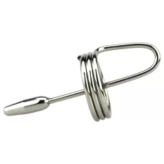 DeepRing - gyűrűs, fém dilátor - 9cm (ezüst)