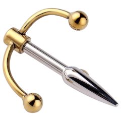 Urethralplay - horgonyos fém dilátor - 4,5cm (ezüst)