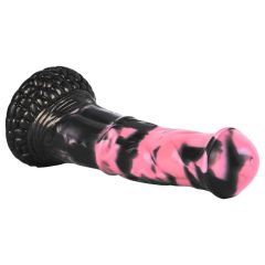 Bad Horse - szilikon ló pénisz dildó - 18cm (fekete-pink)