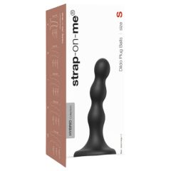   Strap-on-me Balls S - gömbös, tapadókorongos dildó (fekete)