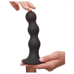   Strap-on-me Balls S - gömbös, tapadókorongos dildó (fekete)