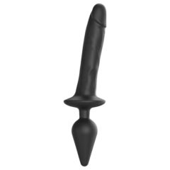   / Strap-on-me Swith Realistic XXL - 2in1 szilikon dildó (fekete)