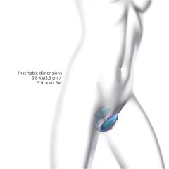 Wonderlover - csiklóizgató G-pont vibrátor (metál zöld)