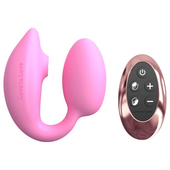 Love to Love Wonderlover - csiklóizgató G-pont vibrátor (pink)