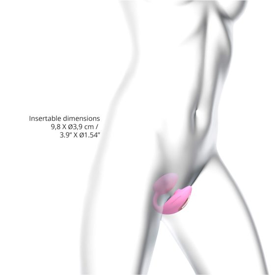 Love to Love Wonderlover - csiklóizgató G-pont vibrátor (pink)