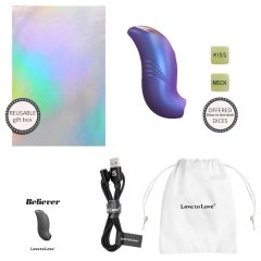  / Love to Love Believer - vízálló csiklóizgató (metál lila)