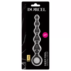 Dorcel Deep Feel - gyöngyös anál dildó (fekete)