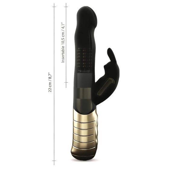 / Dorcel Baby Rabbit 2.0 - csiklókaros vibrátor (fekete-arany)