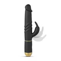   Dorcel Furious Rabbit 2.0 - lökő csiklókaros vibrátor (fekete)