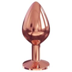 Dorcel Diamond Plug M - alumínium anál plug (rosegold)