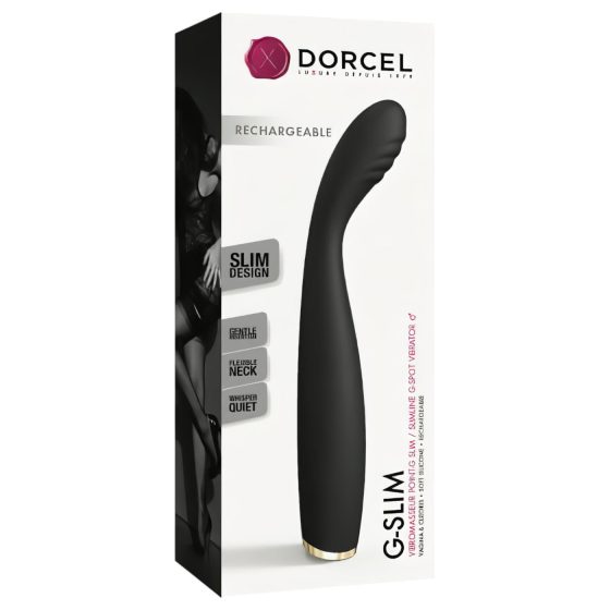/ Dorcel G-slim - akkus, G-pont vibrátor (fekete)