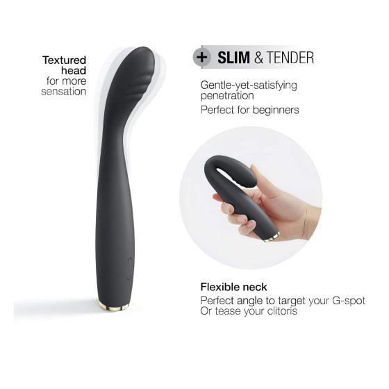 / Dorcel G-slim - akkus, G-pont vibrátor (fekete)