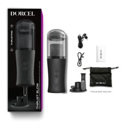 Dorcel Thrust Blow - akkus, lökő maszturbátor (fekete)