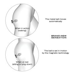   Dorcel - golyós, távirányítós anál vibrátor M - (fekete)