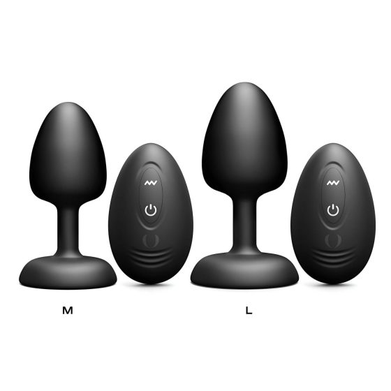 Dorcel - golyós, távirányítós anál vibrátor M - (fekete)