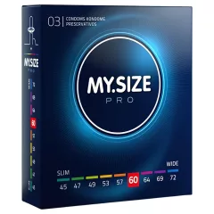 My.Size PRO - egyedi méretű óvszer - 60 mm (3 db)