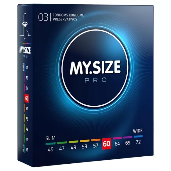 My.Size PRO - egyedi méretű óvszer - 60 mm (3 db)