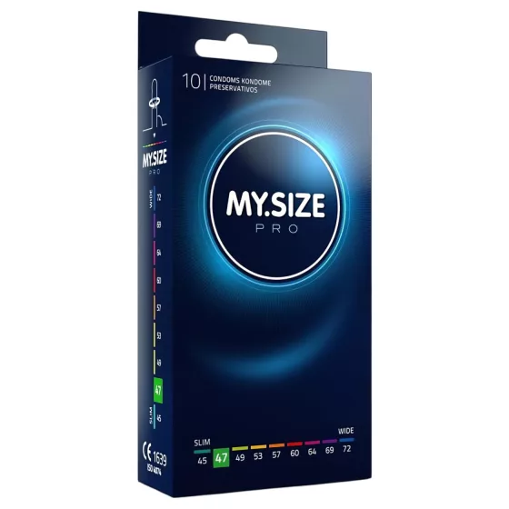 My.Size PRO - egyedi méretű óvszer - 47 mm (10 db)