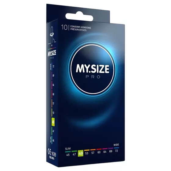 My.Size PRO - egyedi méretű óvszer - 49 mm (10 db)
