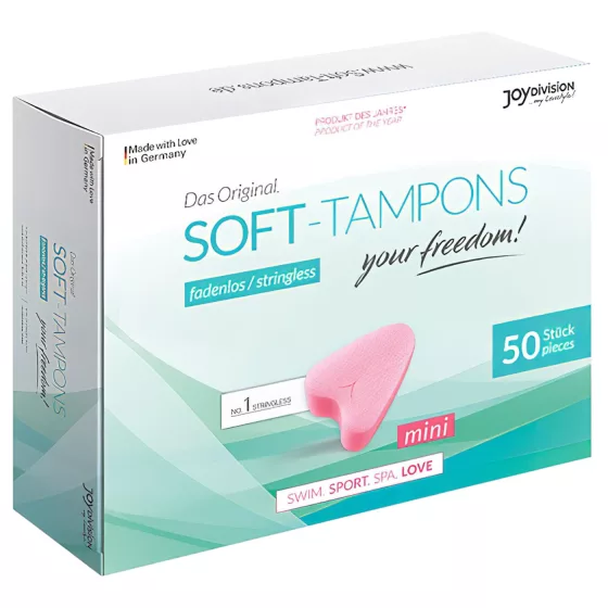 Joydivision Soft-Tampons mini - fonál nélküli tampon (50 db)