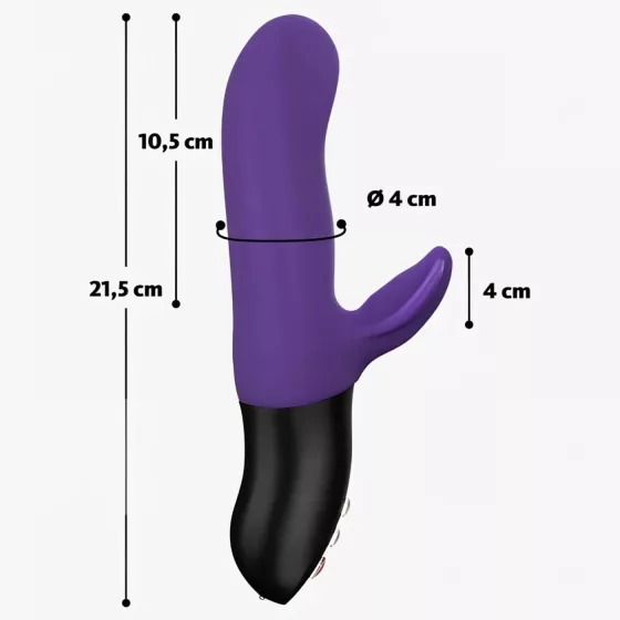 Fun Factory Bi Stronic Fusion - csiklókaros lökő vibrátor (lila)