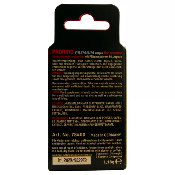 PRORINO - étrend kiegészítő kapszula nőknek (2db)
