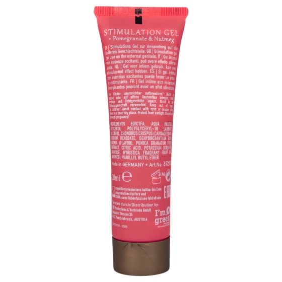 HOT Shiatsu - stimuláló krém nőknek - gránátalma (30ml)