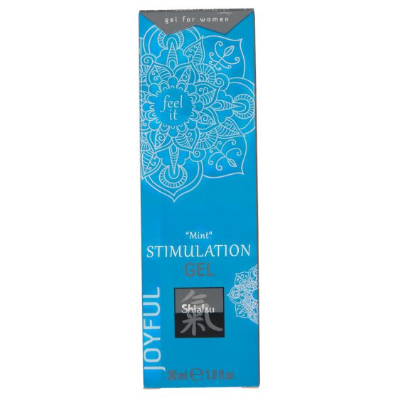 HOT Shiatsu Joyful - stimuláló krém nőknek - menta (30ml)