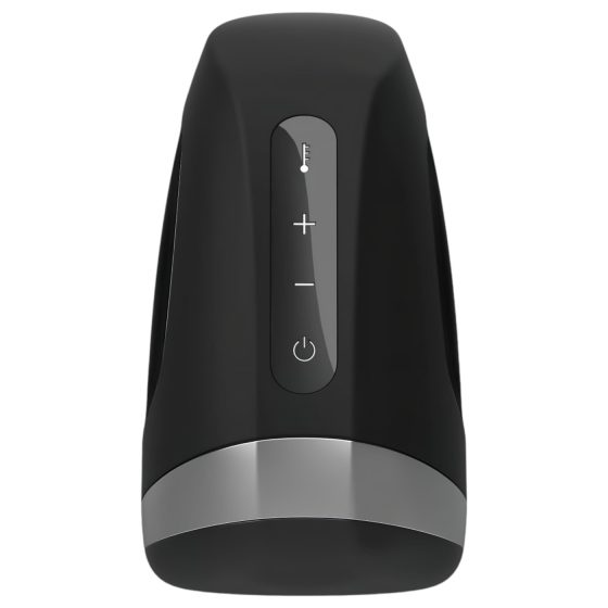 Satisfyer Men Heat Vibration - melegítő makkvibrátor (fekete)
